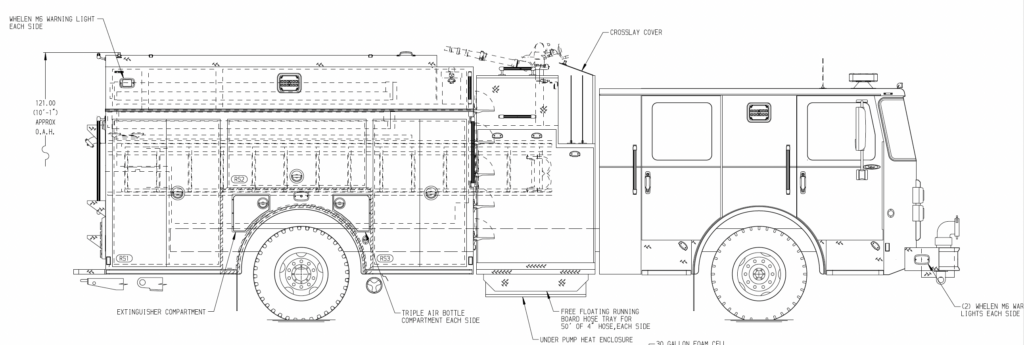 Drawing of Livermore's expected new apparatus, the Pierce Saber 70'